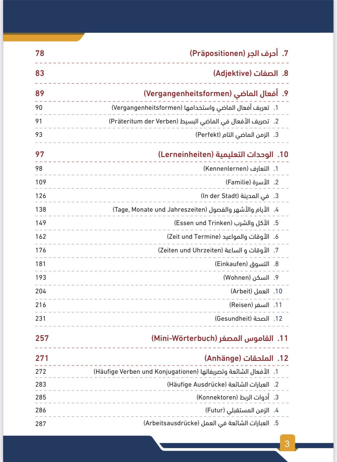 Grammatik Und Integrationsführer Arabisch - Deutsch